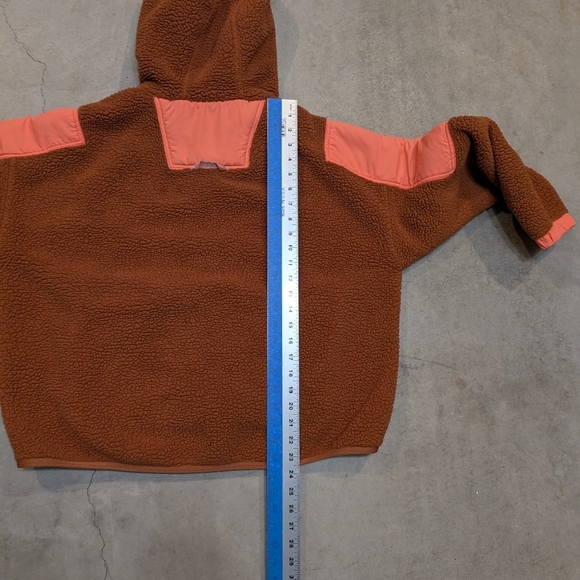 Free People FP Movement Anorak Sweatshirt Women's S Brown Sherpa Hooded - Picture 5 of 6